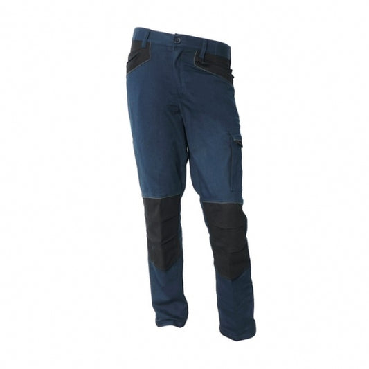 PANTALON BICOLORE 100% COTON 240G/M²