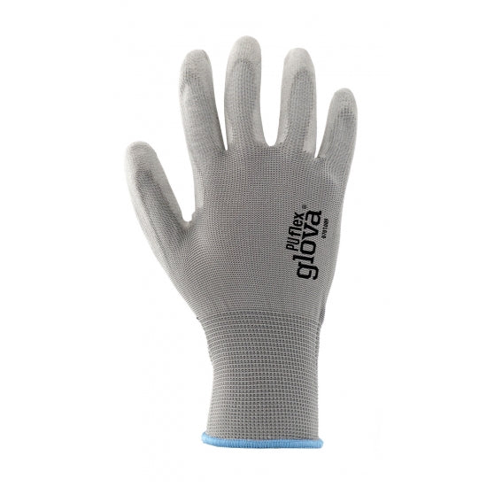 GANTS EN POLYESTER AVEC ENDUCTION POLYURÉTHANE GRIS