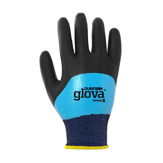 GANTS À DOUBLE REVÊTEMENT EN MOUSSE DE NITRILE NYLON/ÉLASTHANNE