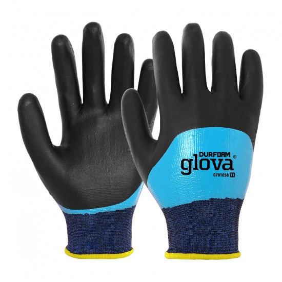 GANTS À DOUBLE REVÊTEMENT EN MOUSSE DE NITRILE NYLON/ÉLASTHANNE