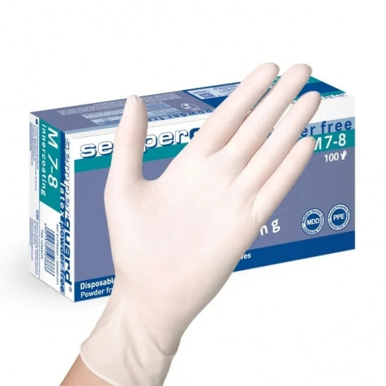 BOÎTE 100 (SML) 90 (XL) GANTS EN LATEX NON POUDRÉS