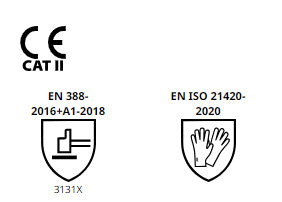 GANTS NYLON AVEC ENDUCTION POLYURÉTHANE BLANC